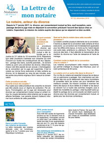 lettre de mon notaire n° 132