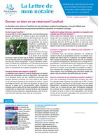 lettre de mon notaire n° 138