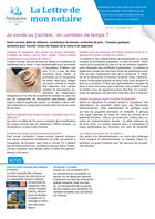 lettre de mon notaire n° 140