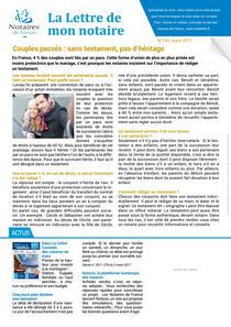 lettre de mon notaire n° 135