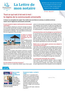 lettre de mon notaire n° 136