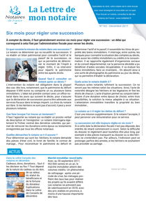lettre de mon notaire n° 142