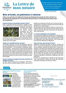 lettre de mon notaire n° 144