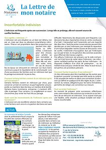 lettre de mon notaire n° 146