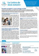 lettre de mon notaire n° 154