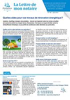 lettre de mon notaire n° 158