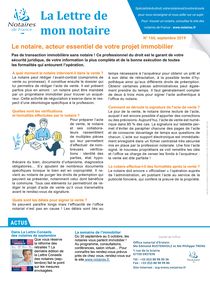 lettre de mon notaire n° 160