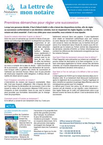 lettre de mon notaire n° 161