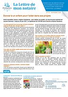 lettre de mon notaire n° 172
