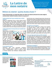 lettre de mon notaire n° 173