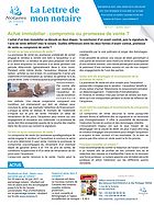 lettre de mon notaire n° 177