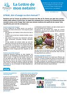 lettre de mon notaire n° 183