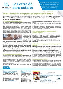 lettre de mon notaire n° 177