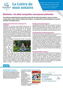 lettre de mon notaire n° 179