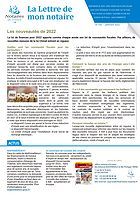 lettre de mon notaire n° 184