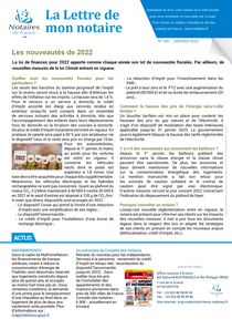 lettre de mon notaire n° 184