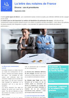 Lettre Septembre 2022