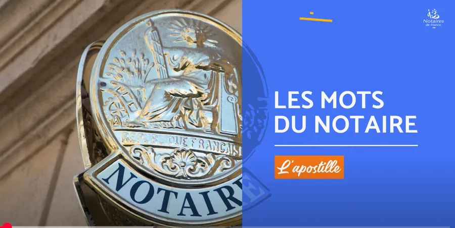les mots du notaire