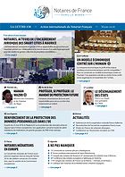 La lettre des notaires de France dans le monde n° 38