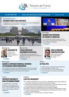 La lettre des notaires de France dans le monde n° 40