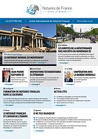 La lettre des notaires de France dans le monde n° 42