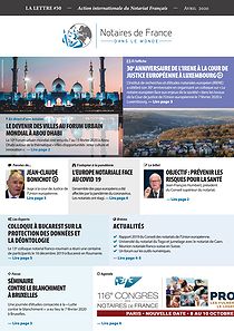 La lettre des notaires de France dans le monde n° 50